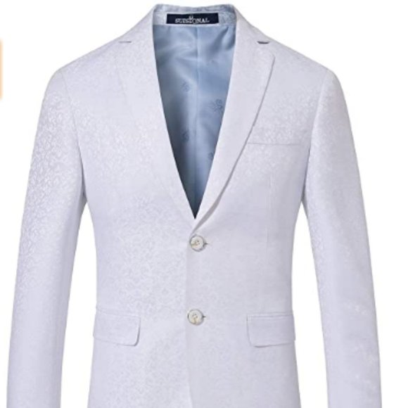 Men's Luxury Dress Slim Fit Tuxedo Suit Jacket